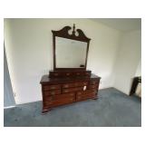 Dresser w/Mirror 65'L x 19'W x 36'H