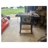 Craftsman 10' Table Saw on Rolling Stand
