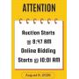 Aug 6 - Wing Estate Auction