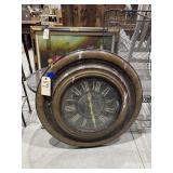 Battery Op Metal Wall Clock 30'Dia