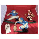 3 - Metal Homeco Football Wall Dï¿½cor