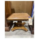 Wood Side Table 20'L x 20'W x 15'H
