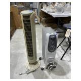 Aloha Breeze Oscillating Fan & Pelonis Heater