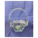 Blue Glas Basket