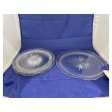 5 - Clear Glass Platters