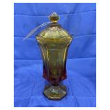 Fostoria Coin Lidded Vase