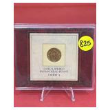 Gold Layered 1898 Indian Head Cent