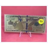 Snow White $100 Gold Foil Note