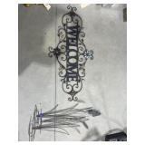 Metal Wall Dï¿½cor - Welcome Sign 46'