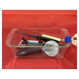 Pyrex Bread Pan w/Knives - Pizza Cutters & More