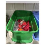 Hummingbird Feeders & Parts in Plastic Bin