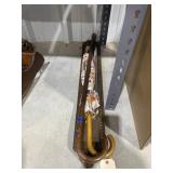 Umbrella - Wood Cane - Framed Wall Mirror