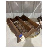 3-Tiered Wood Wall Shelf 21'L x 21'H x 5'D
