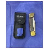 Buck Folding Knife w/Nylon Belt Holster