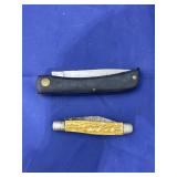 2-Blade Folding Knife & 1 Blade Folding Knife