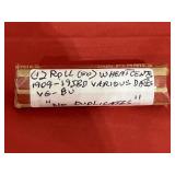 (1) Roll (50) Wheat Cents VG-BU 1909-1958 D Variou