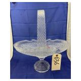 Large Clear Glass Basket