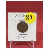 1920 Lincoln Wheat Cent