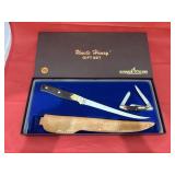 Uncle Henry gift set 2 pc filet knife & 3 blade kn