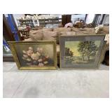 2 Pcs - Framed Wall Art 41'x30' - 1 says Fontana