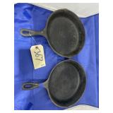 2 - Cast Iron Skillets - 1 is Cracker Barrel 10'