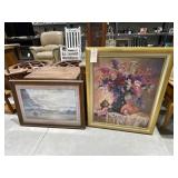 2 Pcs - Framed Wall Art 30'x26'