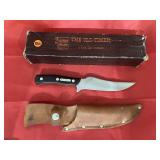 Old Timer Straight Blade Knife w/sheath Deer Slaye