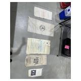 Stack of Assorted Burlap Bags