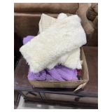 Chenille Blanket - Afghan - Crocheted Cover