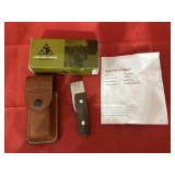 R.W. Loveless Lockblade Knife w/sheath Lone Wolf K