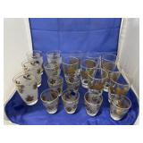 17 - Libby Golden Foliage Tumblers