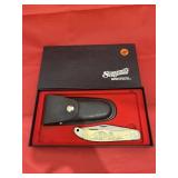 Schrade 2 blade knife w/sheath