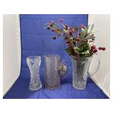 Star of David Cut Glass Vase & More