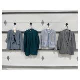 4 Pcs - Ladie's Sweater & Blazers Sz 14 & XL