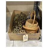 Wicker Baskets - Divided Plate - Wall Dï¿½cor