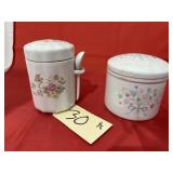 2 - Porcelain Canisters