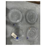 4 - Glass Cake Plates