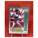 Mark McGwire Fleer 1992 Baseball Card