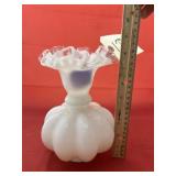 Fenton Silver Crest Melon Vase