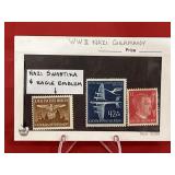 World War II Nazi Germany/Hitler Stamps Uncirculat
