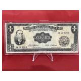 1949 1 Peso Philippines Note Excellent Condition