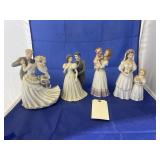 4 Pcs - Porcelain Figurines
