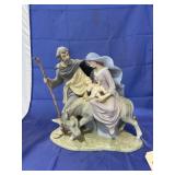 Porcelain Mary & Joseph Statue