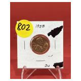 1958 Brilliantly Uncirculated Penny