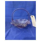 Fenton Purple Glass Basket