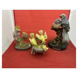 3 - Bird Figures - some Porcelain