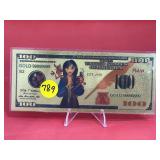 Milan $100 Gold Foil Note