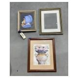 3 Pcs - Framed Wall Art 23'x19' & smaller