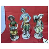 3 - Porcelain Figurines - 1 is broken