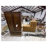 4-Drawer 2-Shelf Armoire 36'L x 17'W x 69'H